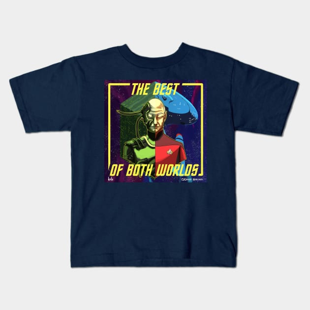 The Best of Both Worlds Kids T-Shirt by krls